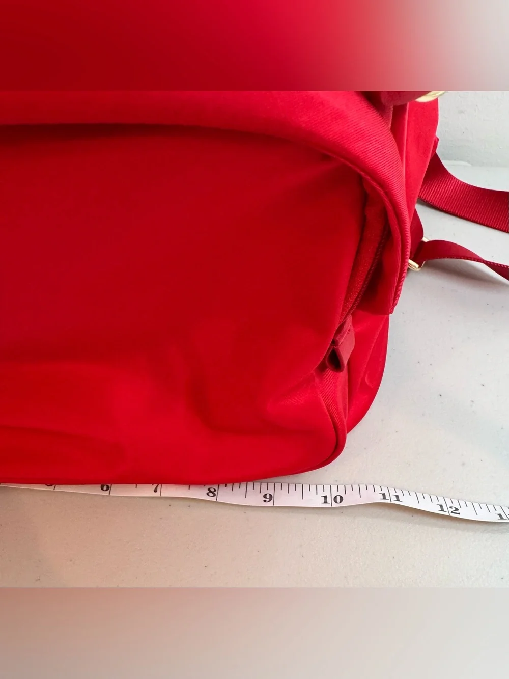 Tumi Hagen Backpack in Sunset Red Nylon